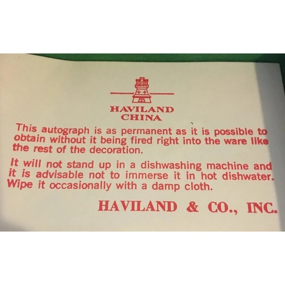 NIB Haviland Limoges Collector’s Yellow Bird Trinket Dish Signed & Dated 5-8-78 - Picture 6 of 6